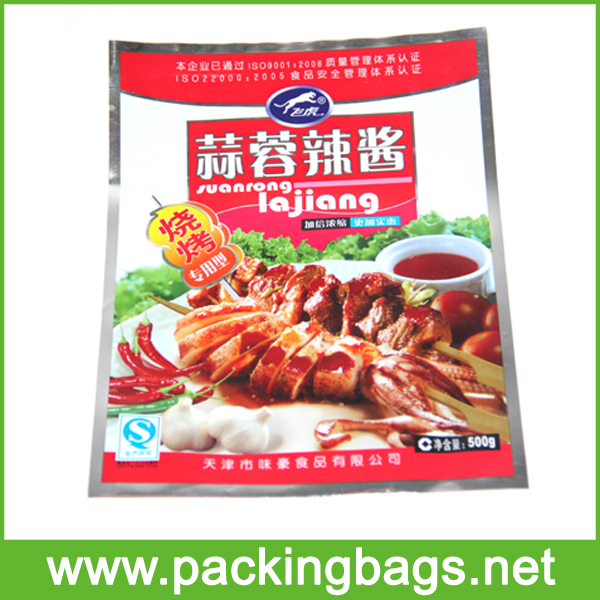 Custom Printed Plastic Food Polythene Bags