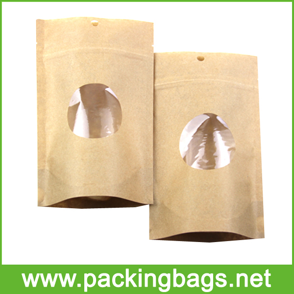 OEM food grade brown paper bag