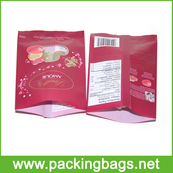 OEM colorful flexible flat poly bags