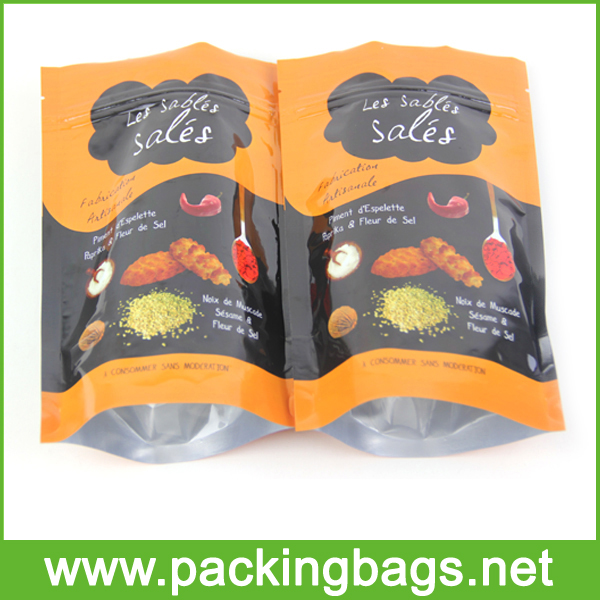Printed Aluminum Foil Stand Up Plastic Pouch