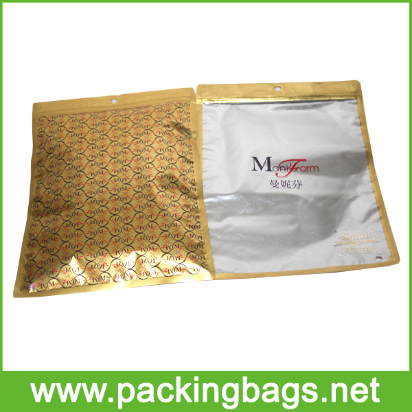 shiny printing plastic bags for clothes supplier