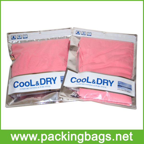 ziplock seal underwear packaging supplier