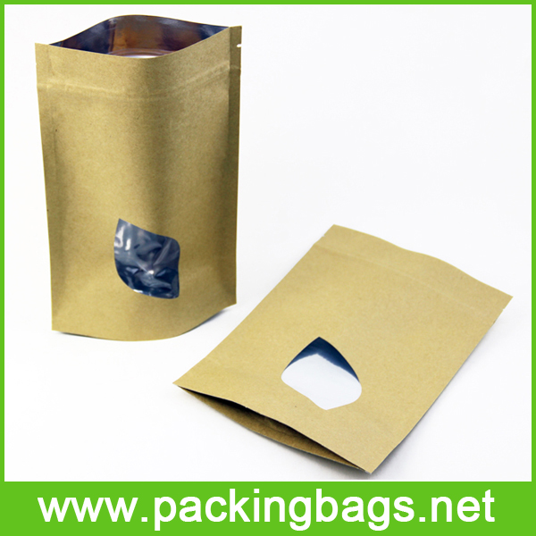 Stand Up Custom Paper Bags for Tea