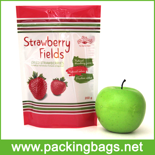 stand up zipper dry food packaging supplier