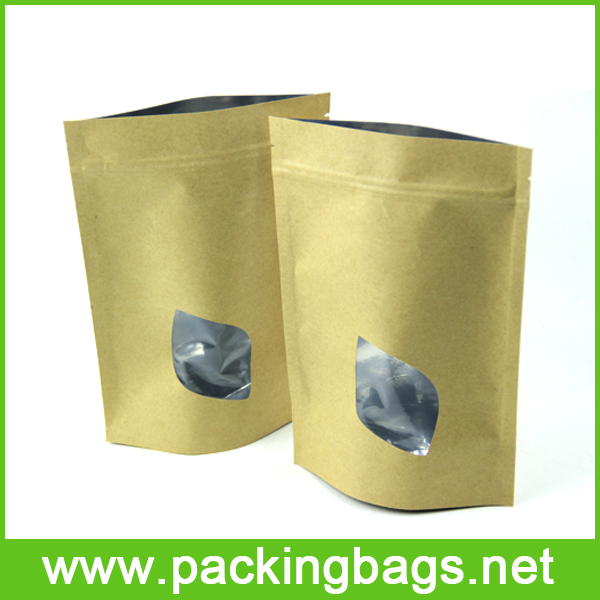 China Stand Up Brown Paper Bag Packaging Suppliers