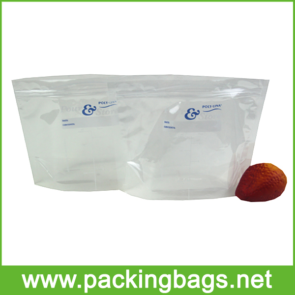 Reusable OEM stand up <span class="search_hl">clear plastic bag</span>