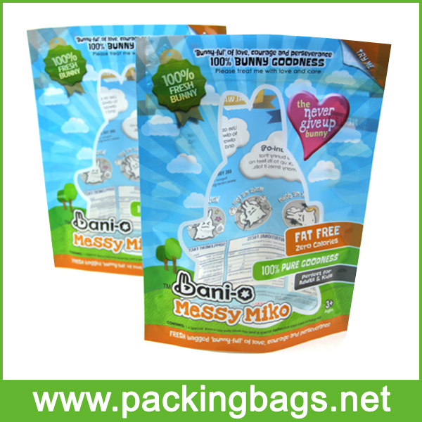 Stand Up Toy Plastic Packing Bags with Window