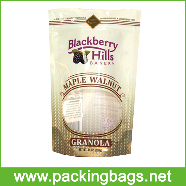 colored stand up bags with window supplier