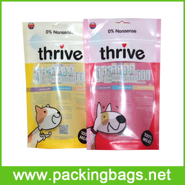Custom Made Pet Food Packaging Bags