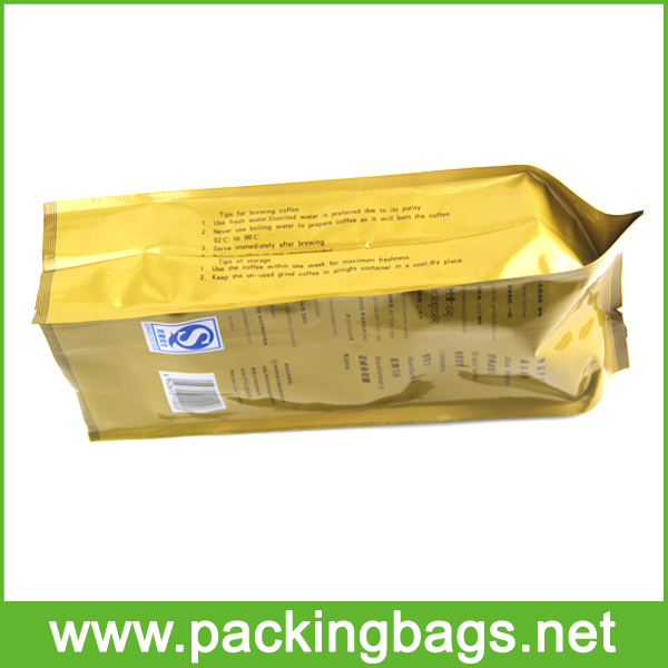 Food Safe Custom Coffee Bag Printing