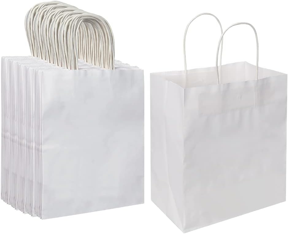 Kraft Bags with Handles Bulk Paper Bags
