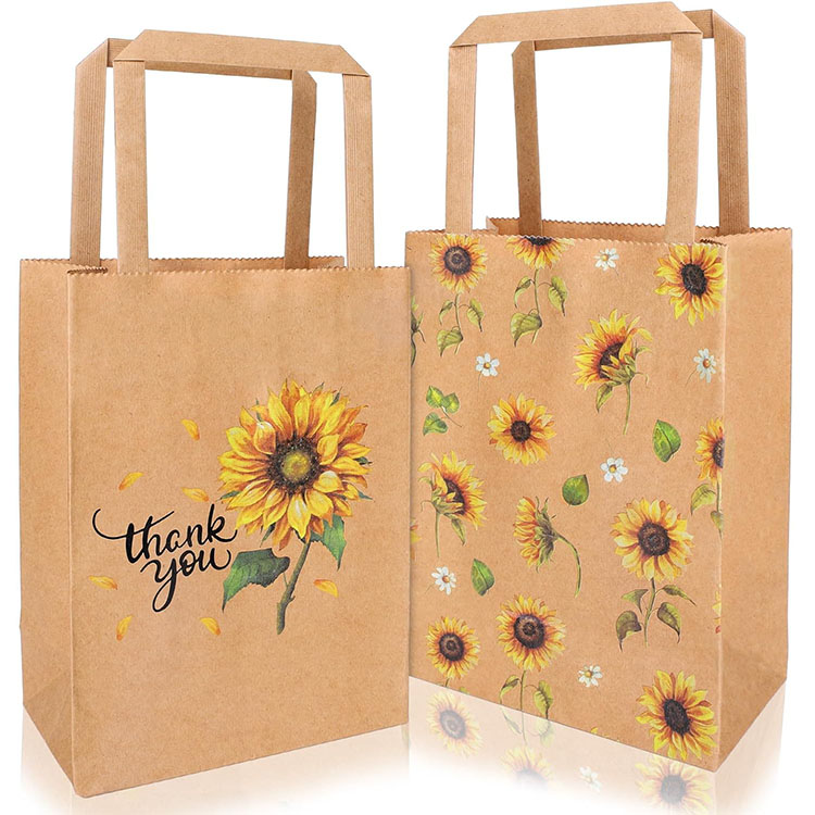 Sunflower Paper Gift Bags